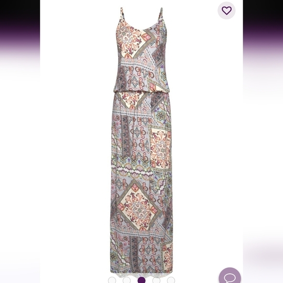 Bohemian Maxi Dress in Multicolor - Picture 3 of 11